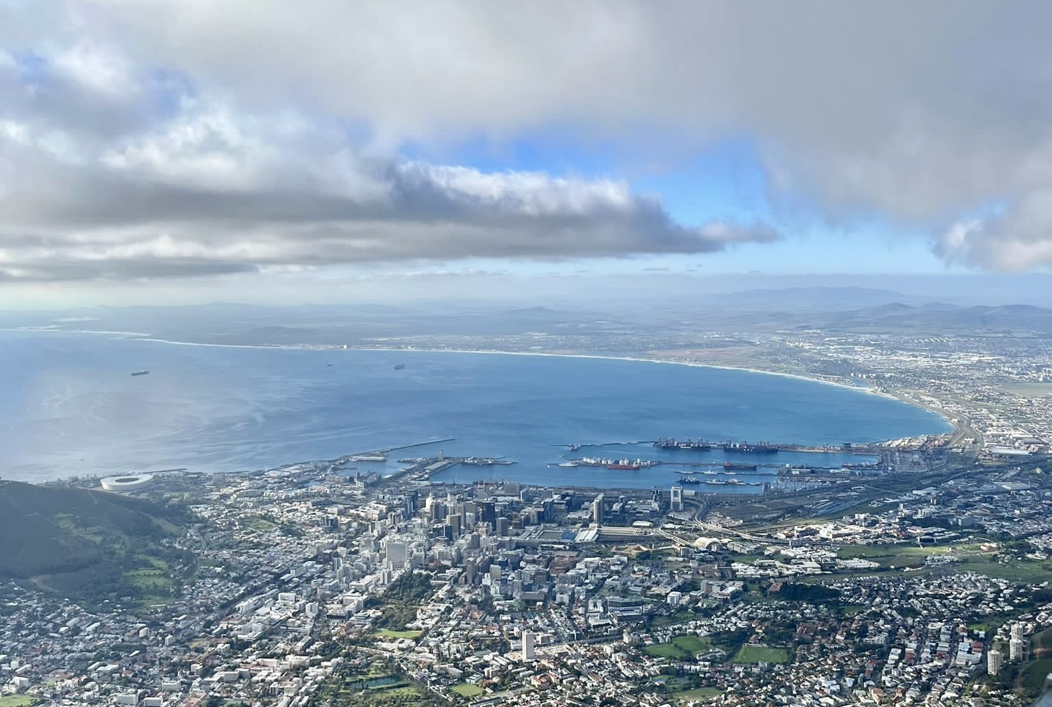 view of city in cape town
